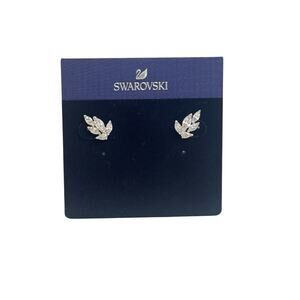 Swarovski Louison Stud Pierced Earrings , Rhodium plated